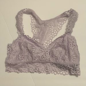 Aerie light purple medium bralette